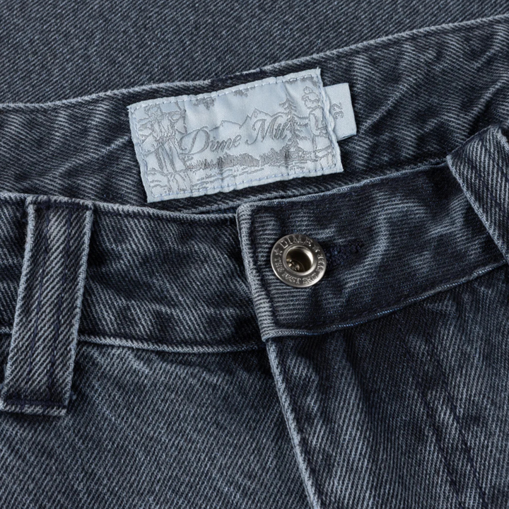 Dime Men's Classic Denim Short Overdyed Blue