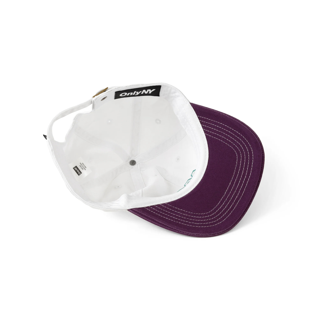 Only NY New York Speed Logo Ball Cap White/Purple