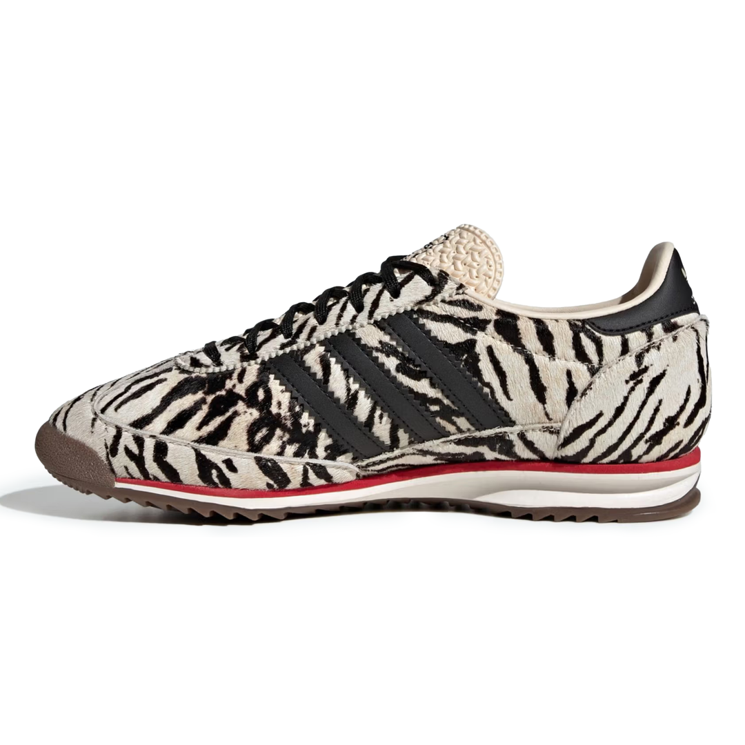 Adidas Women's SL 72 OG Zebra Off White/Core Black/Better Scarlett