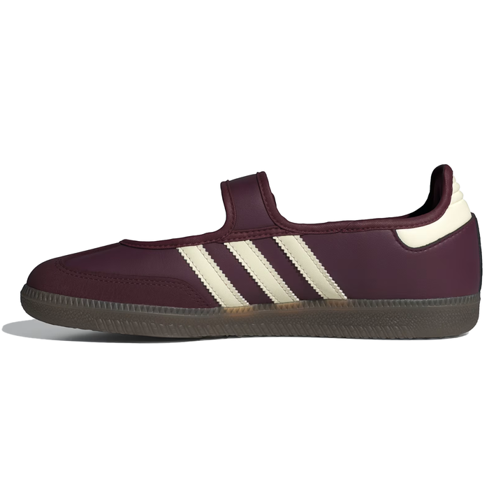 Adidas Women's Samba Jane Maroon/Cream White/Gold Metallic
