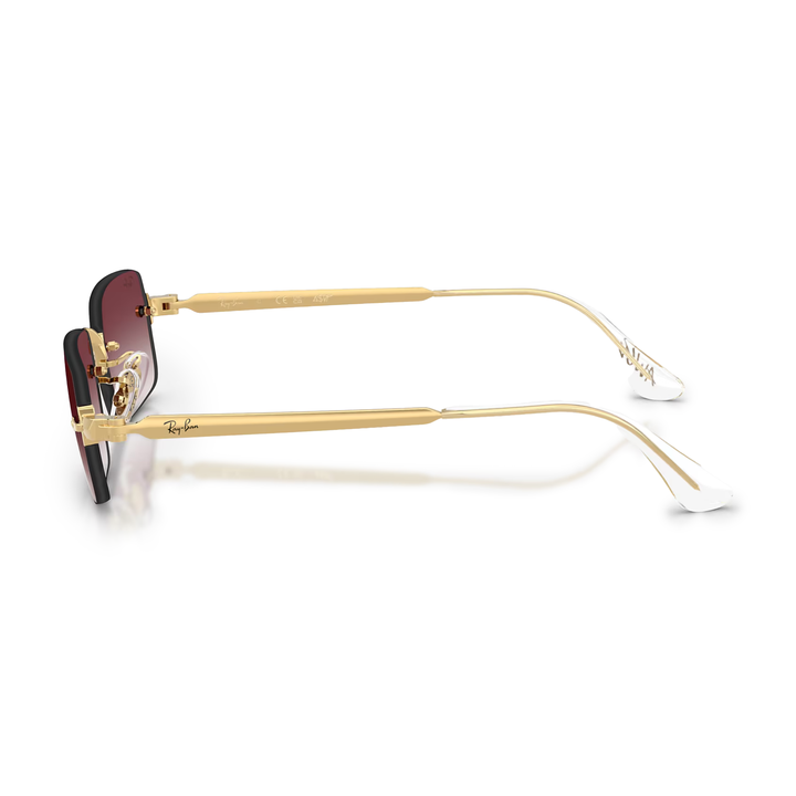 Ray Ban x A$AP Rocky RB3928 Clear Gradient Dark Violet Lens/Polished Arista Gold Frame