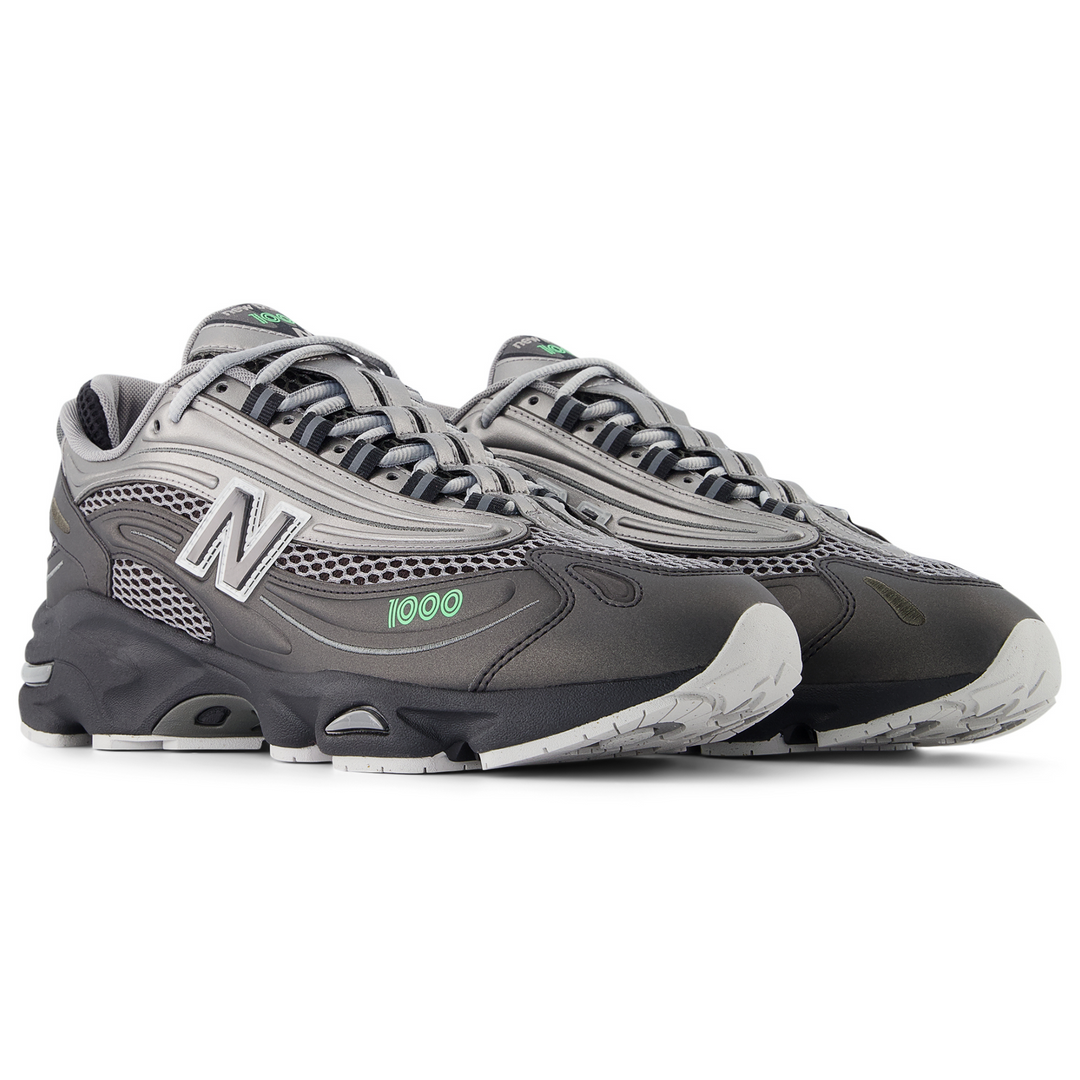 New Balance Men's M1000T Black/Silver/Lime