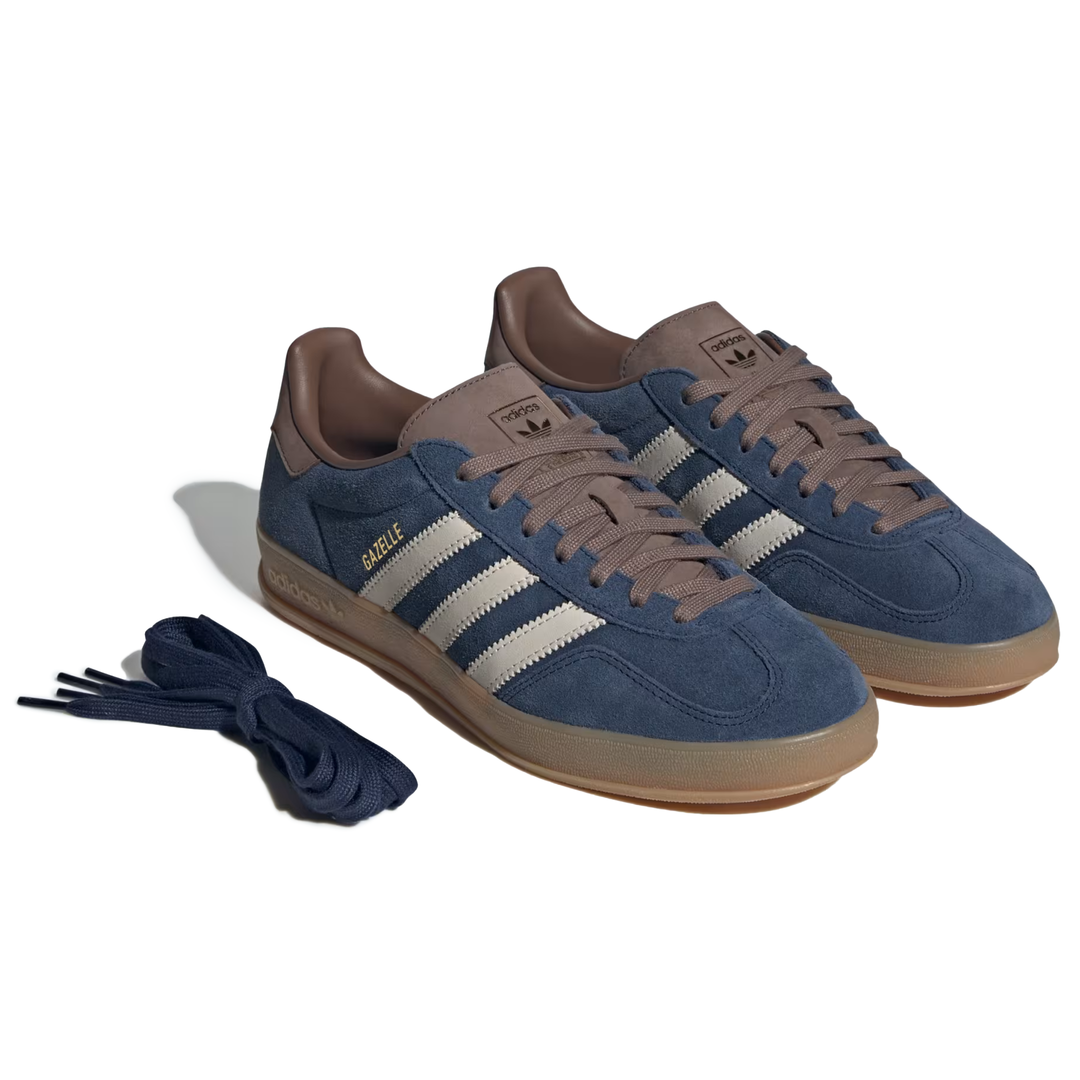 Adidas Men's Gazelle Indoor Night Indigo/Off White/Earth Strata