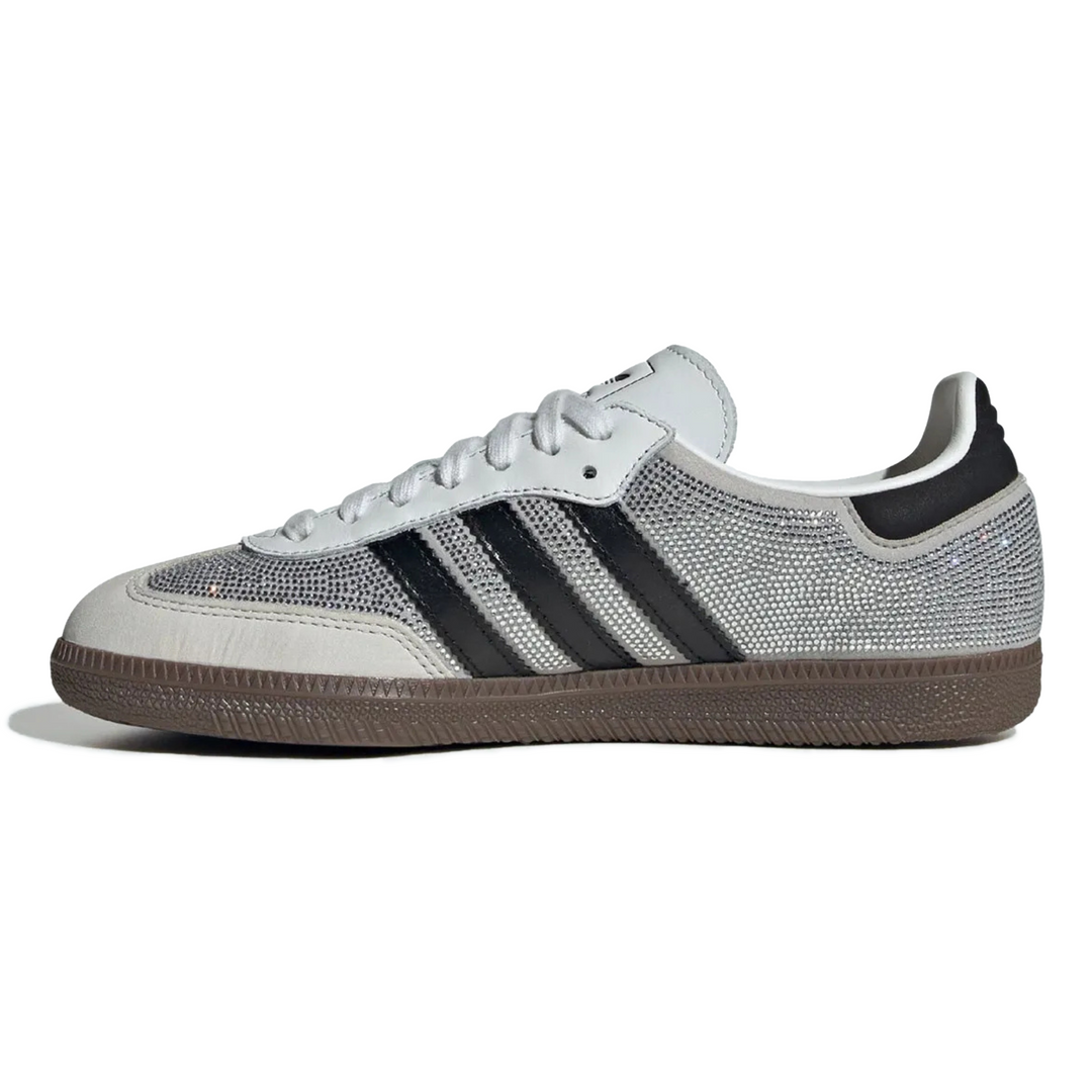 Adidas Women's Samba OG Rhinestones Crystal White/Crystal White/Silver Metallic
