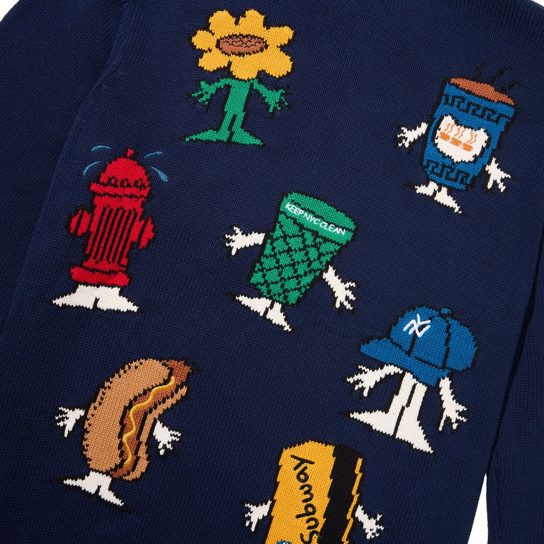 Only NY Men's Community of New York Sweater Navy