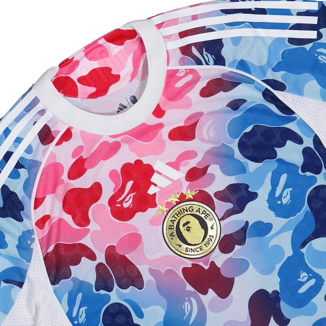Adidas X BAPE FB Jersey Shock Blue