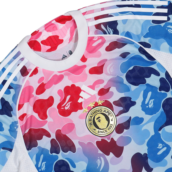 Adidas X BAPE FB Jersey Shock Blue