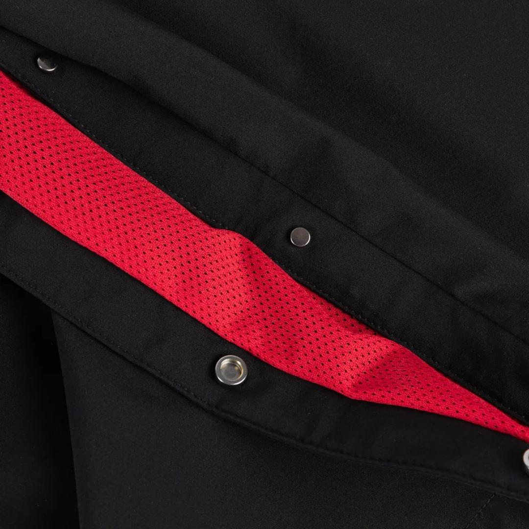 Dime Men's Athletic Black/Red Snap Pants