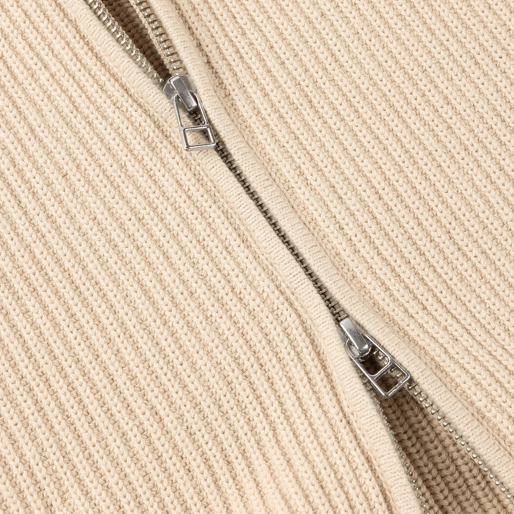 Dime Men's Double Zip Knit Tan