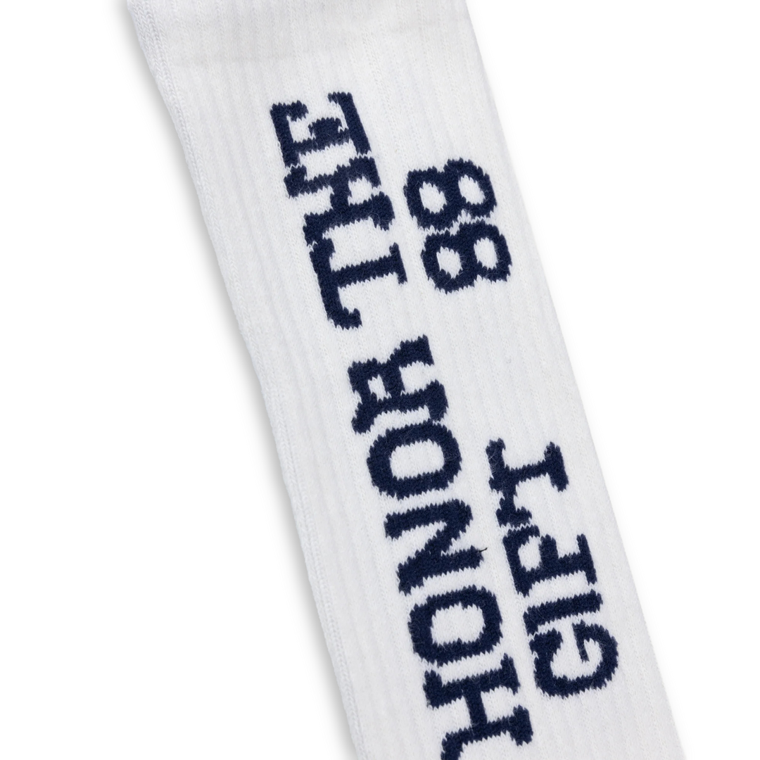 Honor The Gift For Sale Ribbed Sock Bone