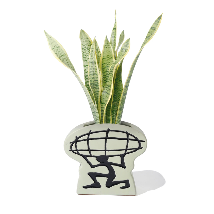 Butter Terrain Vase Mint