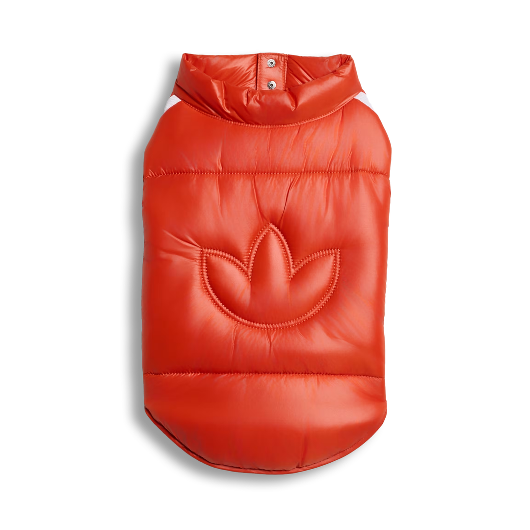 Adidas Dog Puffer Red/White Padded Vest