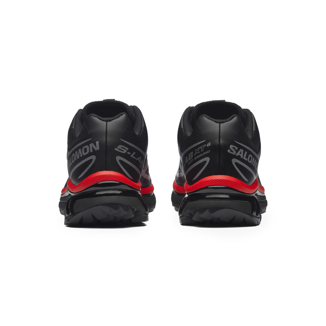 Salomon Men's XT-6 Black/Fiery Red/Footwear Silver
