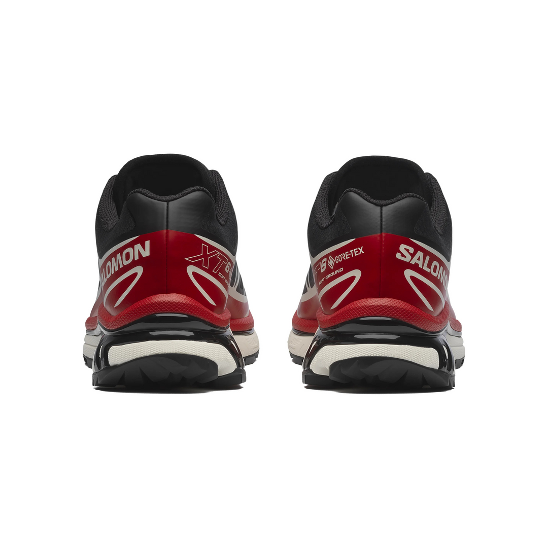 Salomon Men's XT-6 Gore-Tex Black/Flame Scarlet/Vanilla Ice