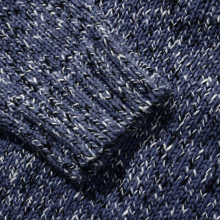 Butter Men's Speckle Knit Sweater Navy