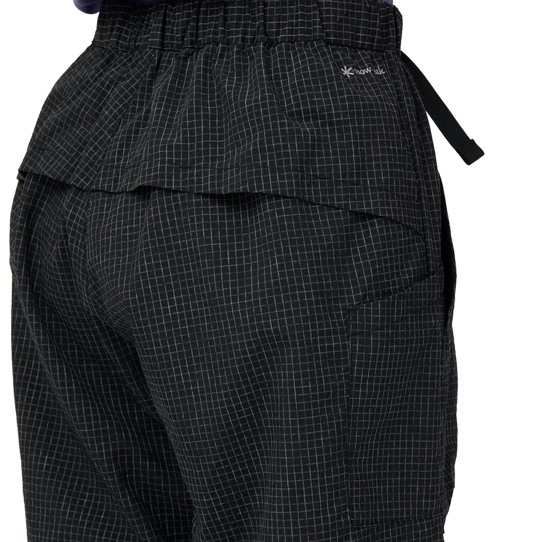 Snow Peak Men's Kasuri Ripstop Pants Black