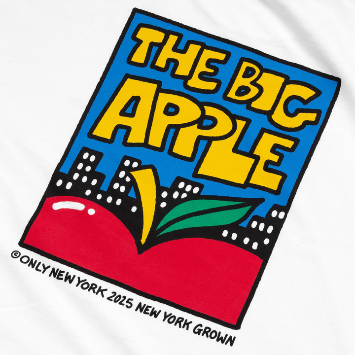 Only NY Men's Big Apple Skyline T-Shirt White
