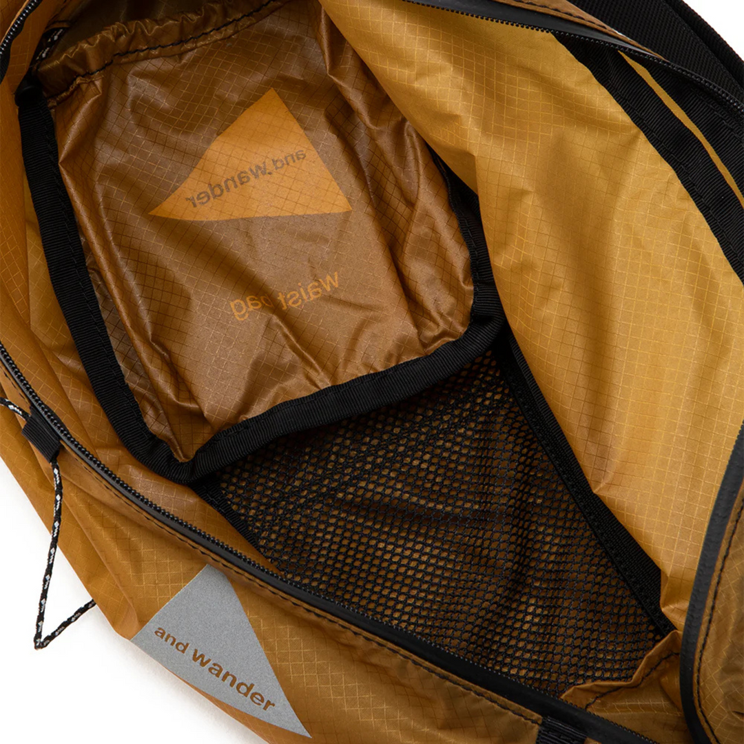 And Wander Sil Waist Bag Yellow