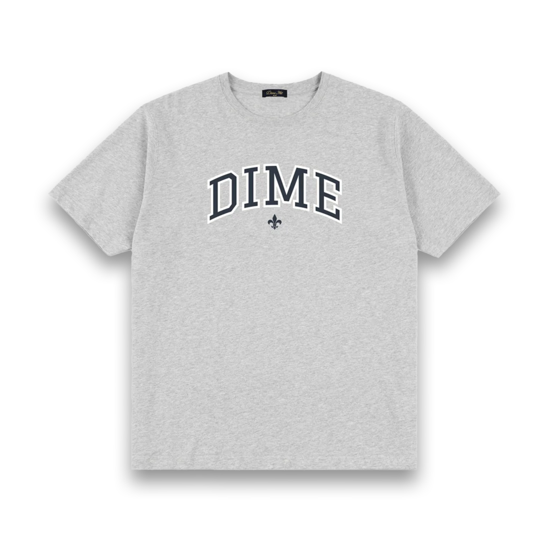 Dime Men's Varsity T-Shirt Grey