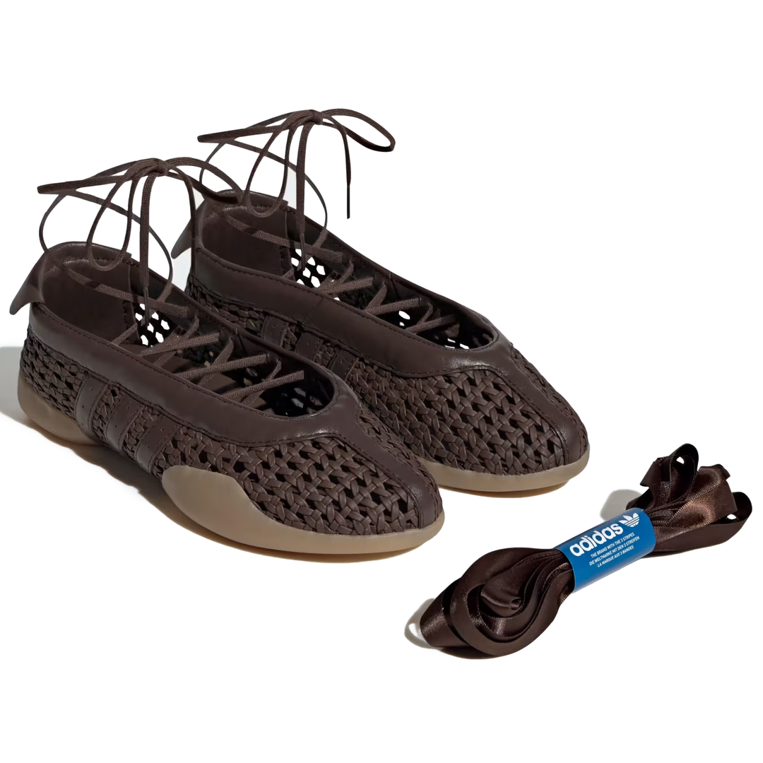 Adidas Women's Taekwondo Mei Ballet Brown Woven Leather