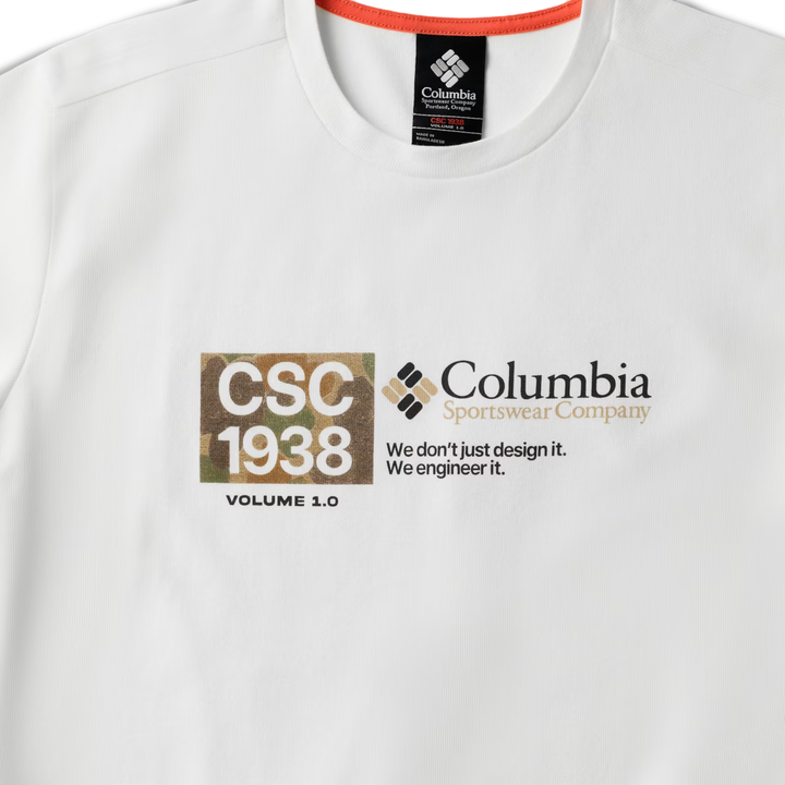 Columbia CS1938 V1 Short Sleeve Tee Sea Salt