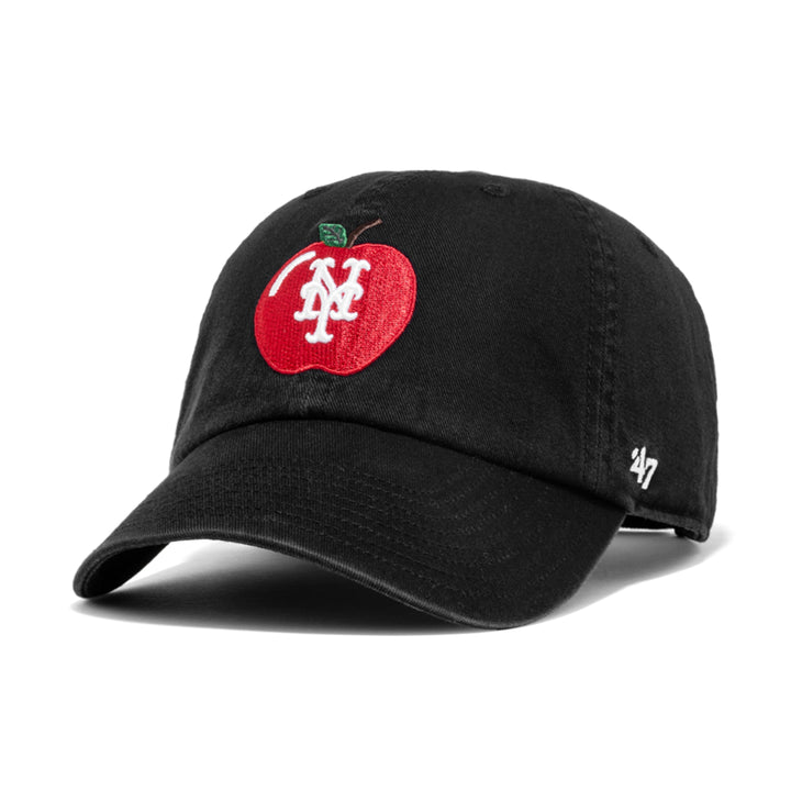 '47 Brand New York Mets Apple Clean Up Black