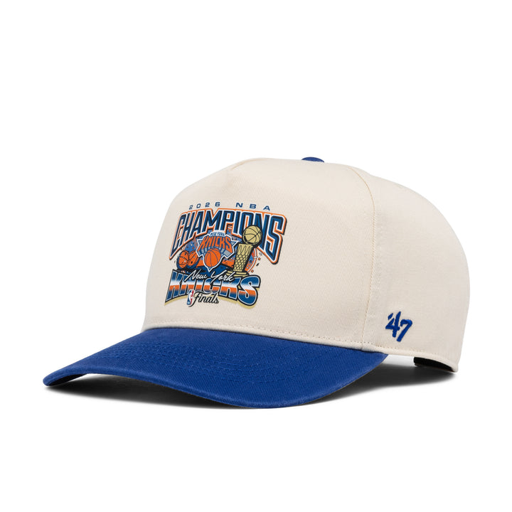 '47 Brand New York Knicks 2026 NBA Champions Cream/Royal Hitch