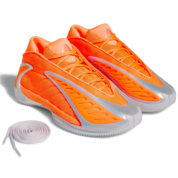 Adidas Men's Anthony Edwards 2 Lucid Orange/Silver Metallic/Grey One