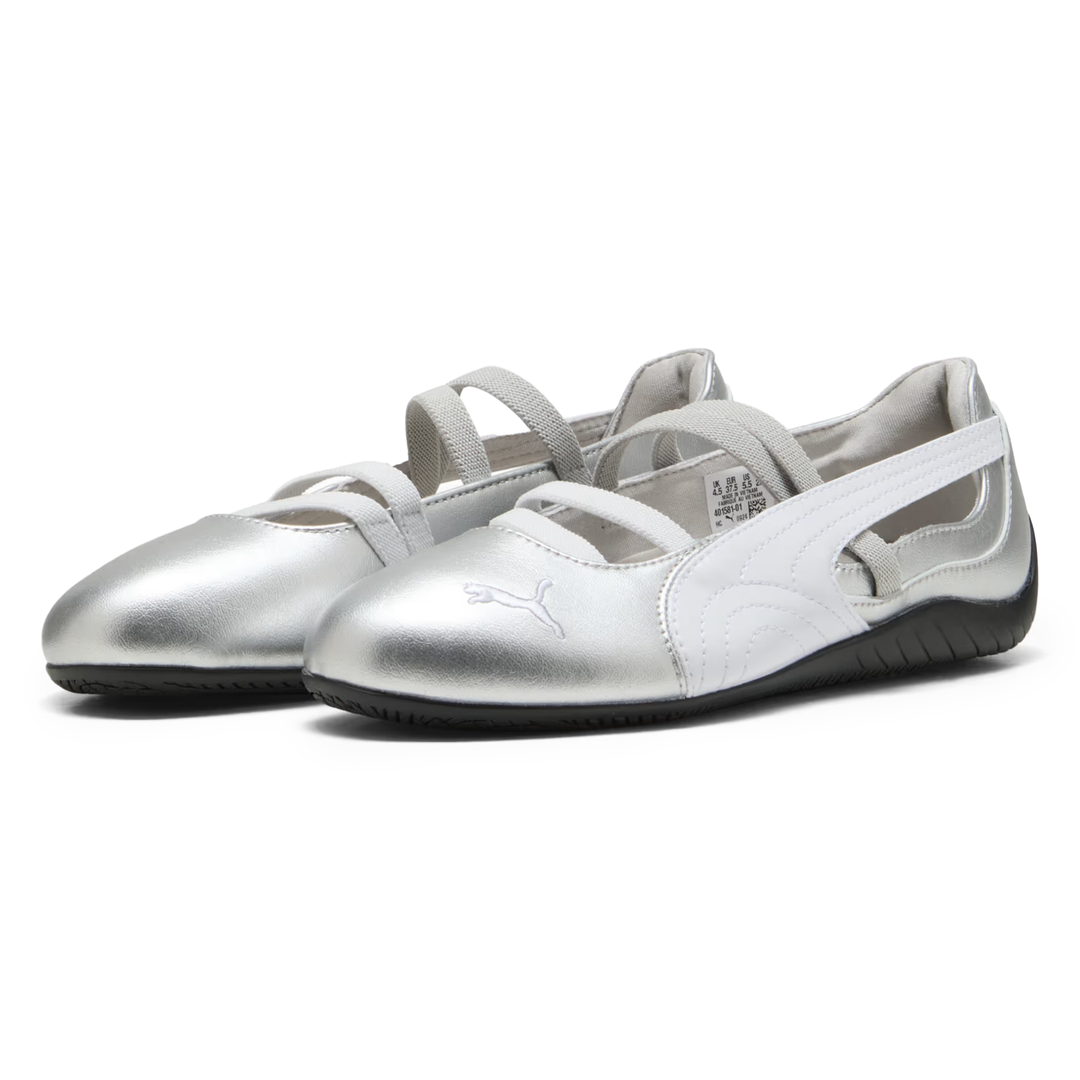 Puma Women's Speedcat Ballet Metallic PUMA Silver/PUMA White