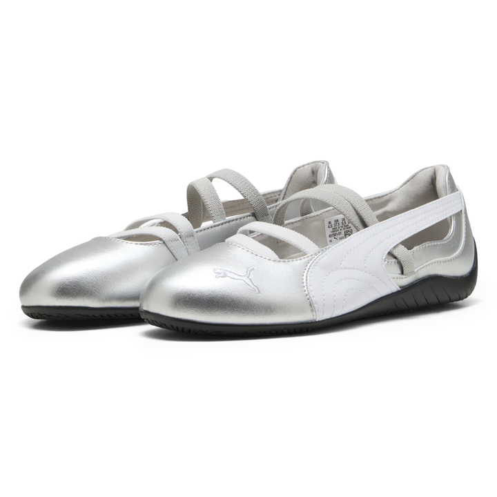 Puma Women's Speedcat Ballet Metallic PUMA Silver/PUMA White