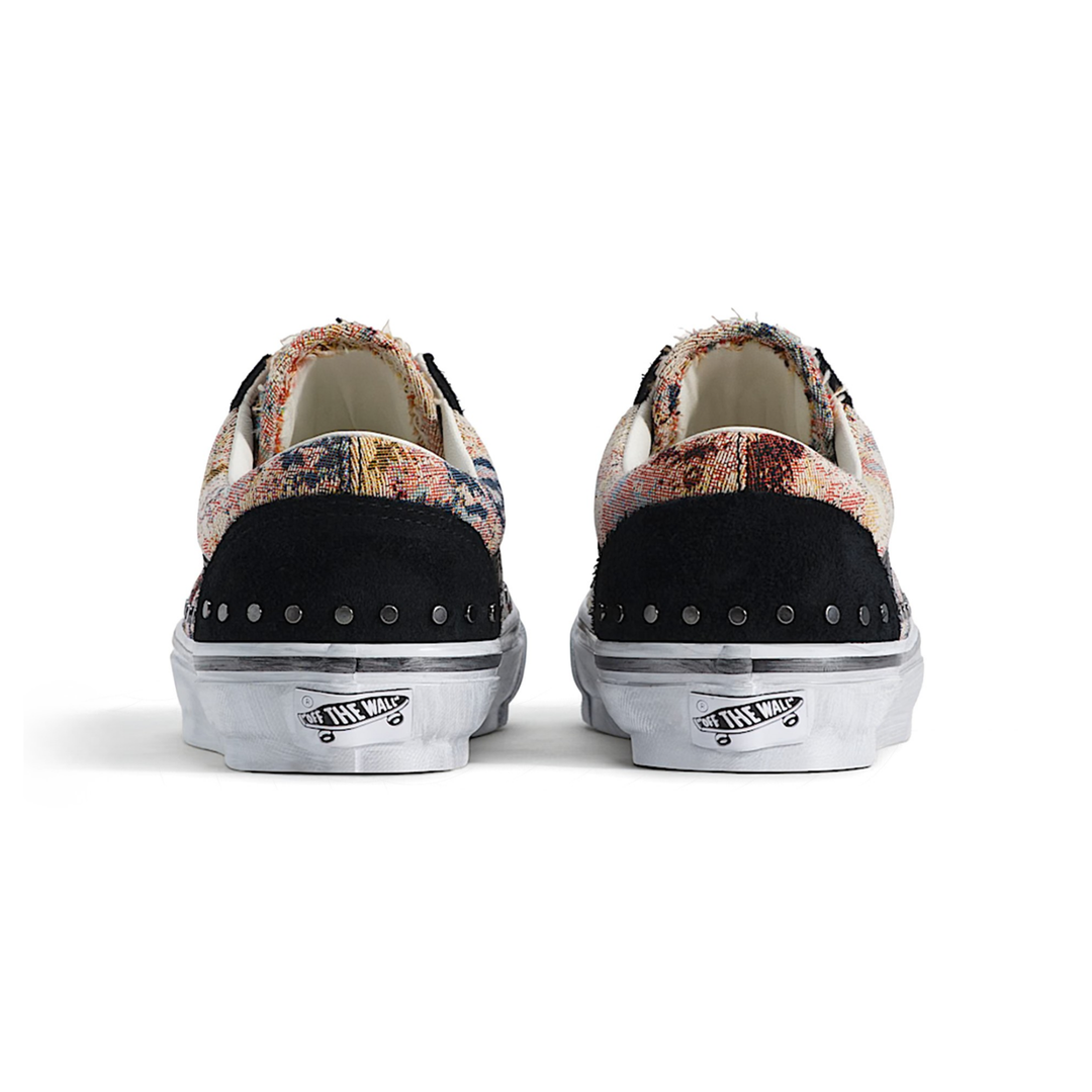 Vans Men's Premium Old Skool LX 36 Black/Multicolor Floral Rivets