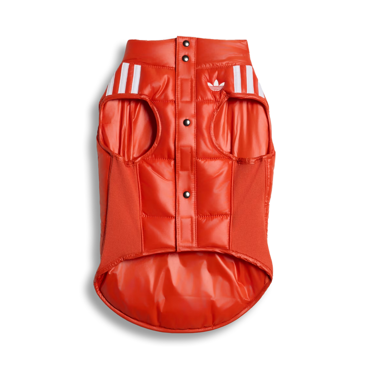 Adidas Dog Puffer Red/White Padded Vest