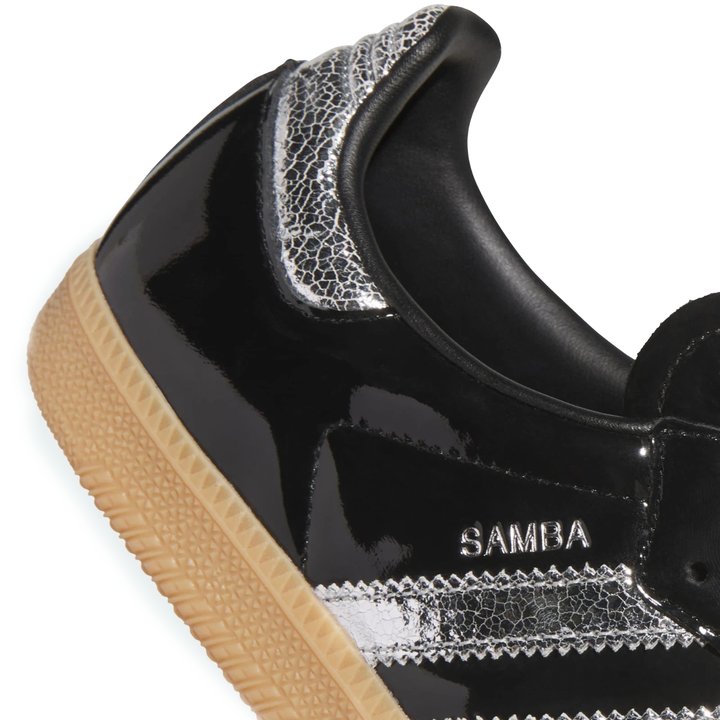 Adidas Men's Samba OG Core Black/Silver Metallic/Gum