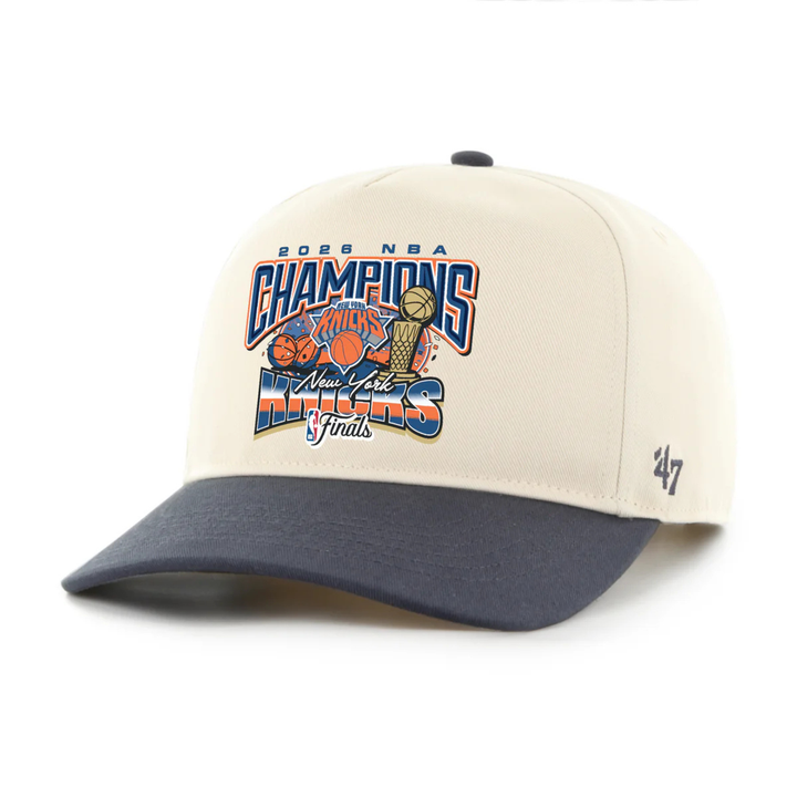 '47 Brand New York Knicks 2026 NBA Champions Cream/Royal Hitch