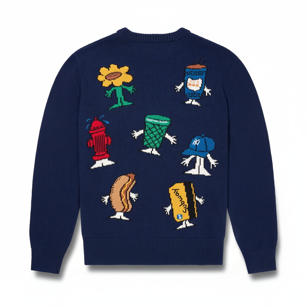 Only NY Men's Community of New York Sweater Navy