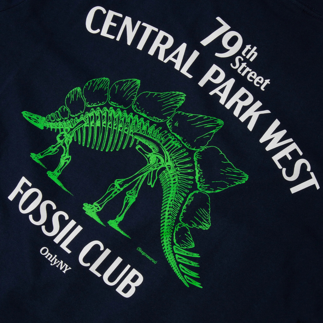 Only NY Men's Central Park Fossil Club T-Shirt Navy
