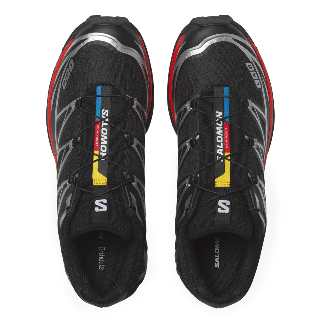 Salomon Men's XT-6 Black/Fiery Red/Footwear Silver