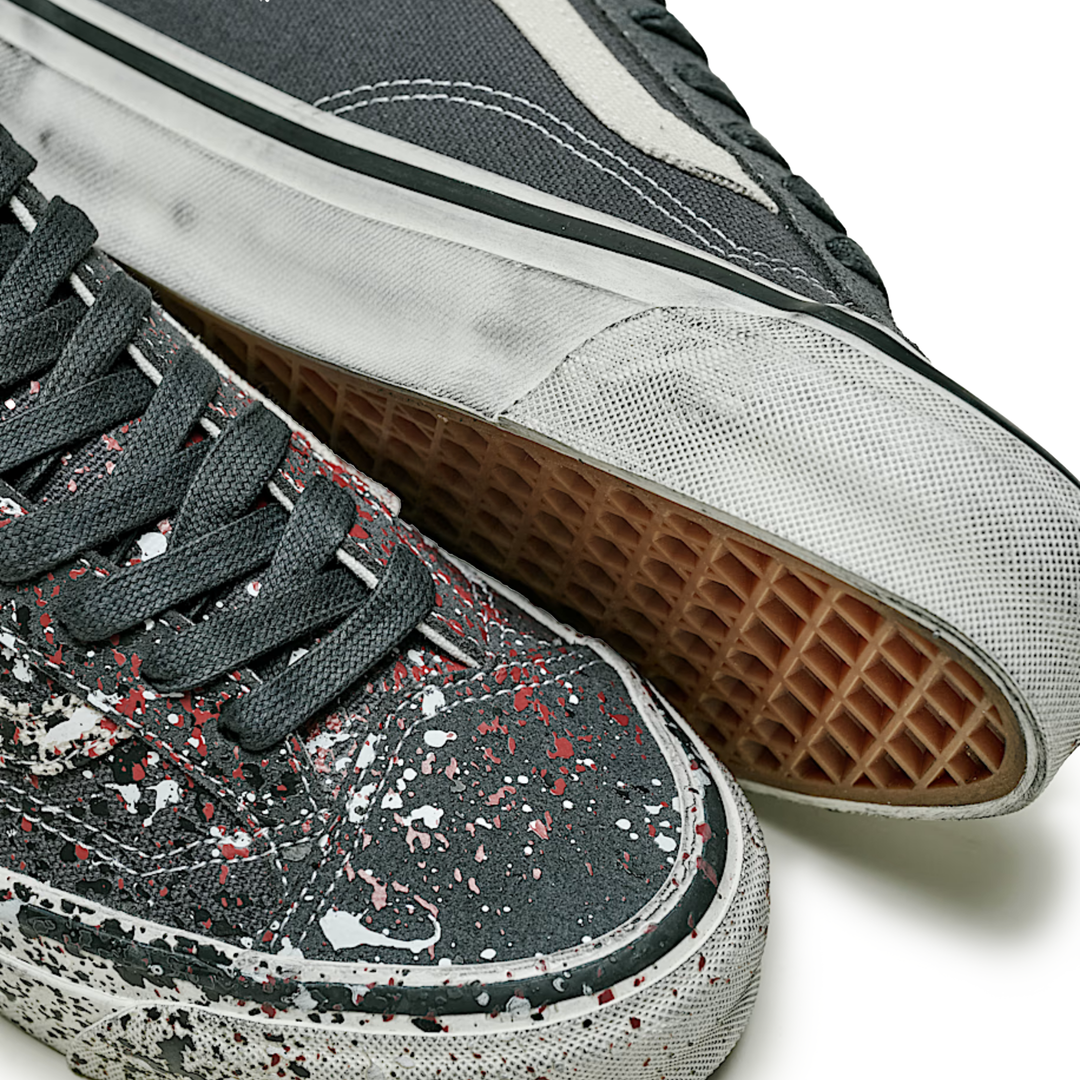 Vans Men's Premium Old Skool 36 Paint Splatter Charcoal Grey