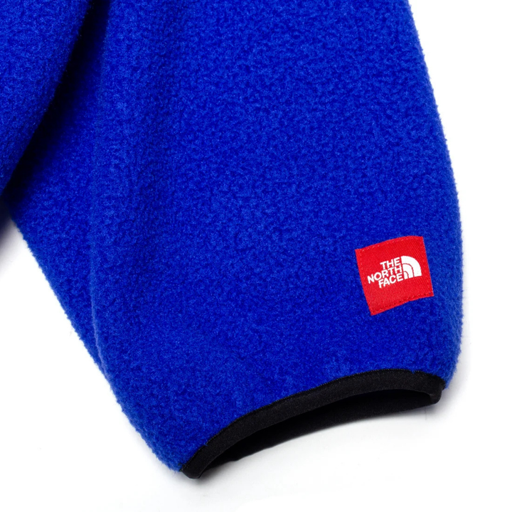 North Face Men's Red Box Half-Zip Fleece Blue