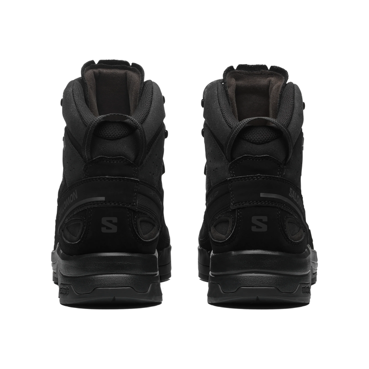 Salomon Men's X-Alp Black Leather Gore-Tex Mid Boot