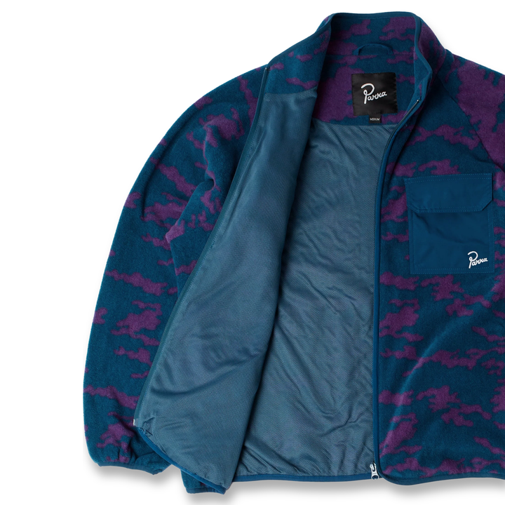 By Parra Men's Darwin Camo Fleece Purple/Blue