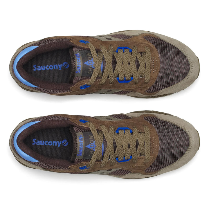 Saucony Men's Shadow 5000 Brown/Blue/Tan