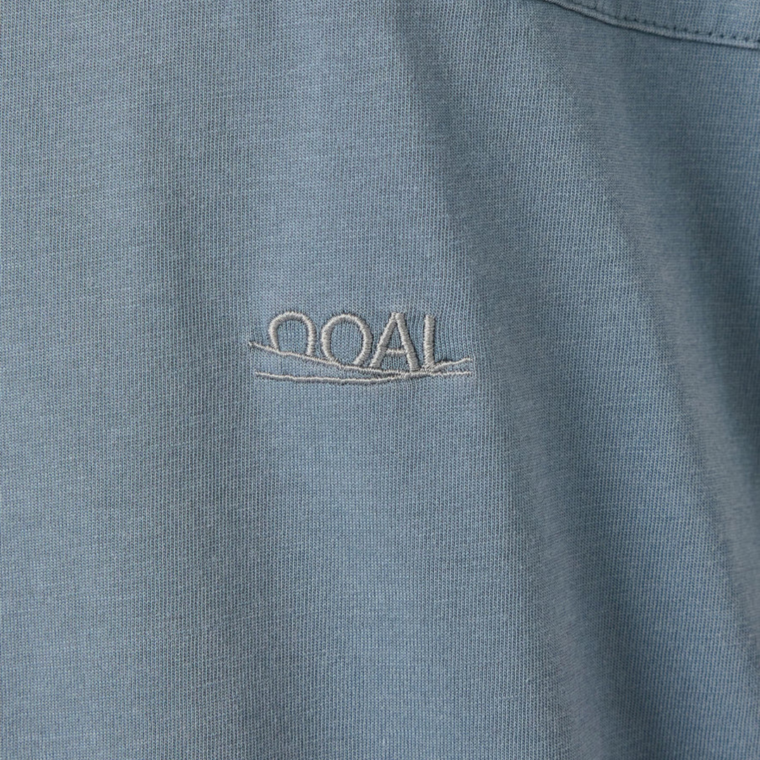 Nanamica Men's OOAL Pocket Tee Blue Grey