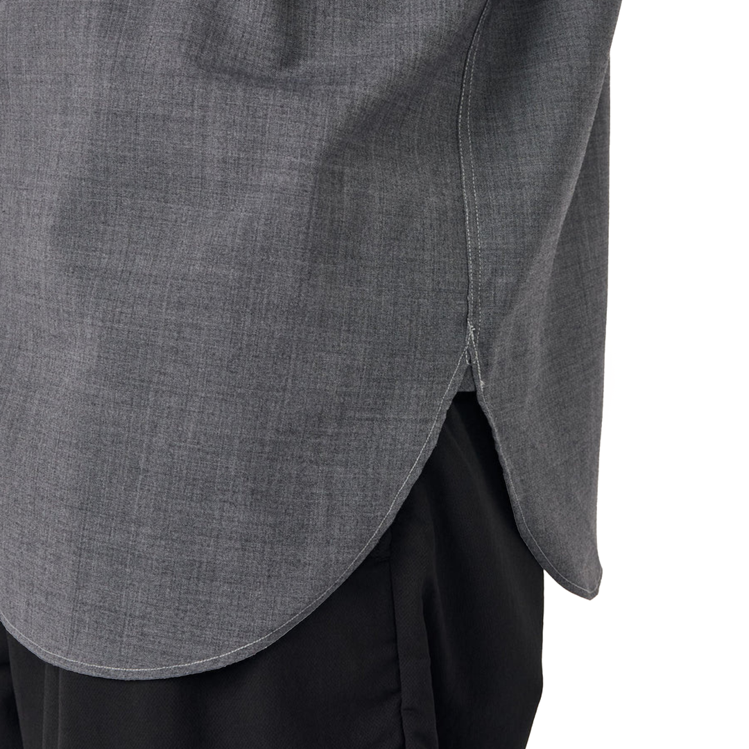 Nanamica Men's Polyester Wool Field Shirt Grey