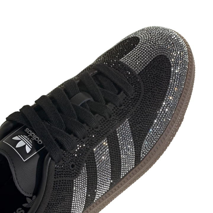 Adidas Women's Samba OG Rhinestones Core Black/Core Black/Dark Gum