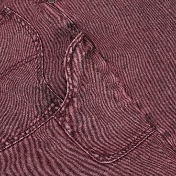 Dime Men's Classic Denim Shorts Wine Washed