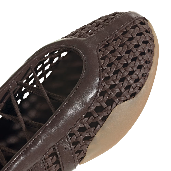Adidas Women's Taekwondo Mei Ballet Brown Woven Leather