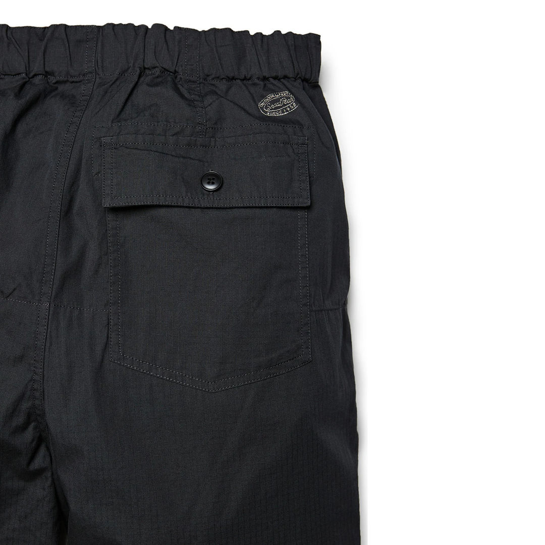 Snow Peak Men's Takibi Light Ripstop Black Easy Pants