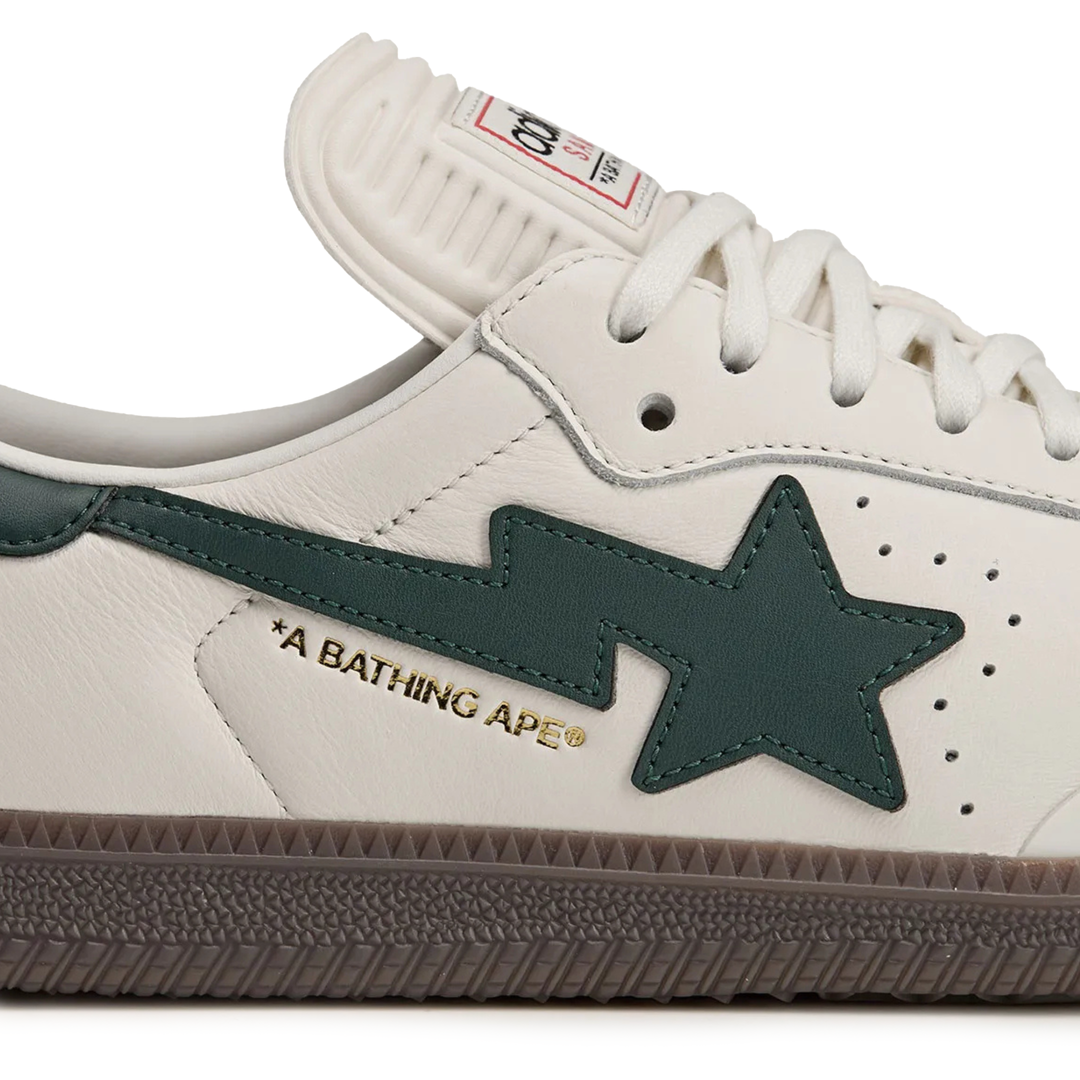 Adidas X BAPE Men's Samba Off White/Shadow Green/Gum