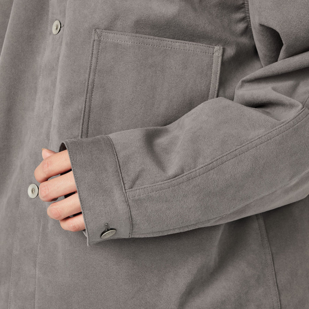 Nanamica Men's Ultrasuede Short Jacket Grey – West NYC